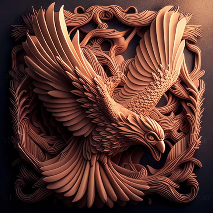 3D model phoenix (STL)